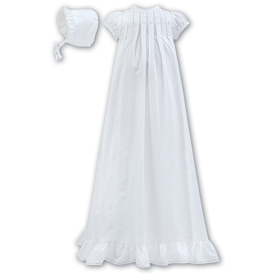 Sarah Louise Christening Gown & Bonnet - 1167